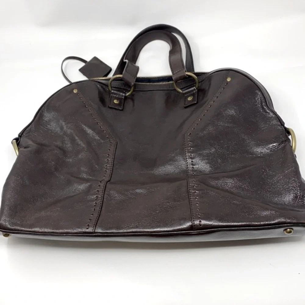 Yves Saint Laurent  Leather Oversized Muse Bag - Picture 8 of 15